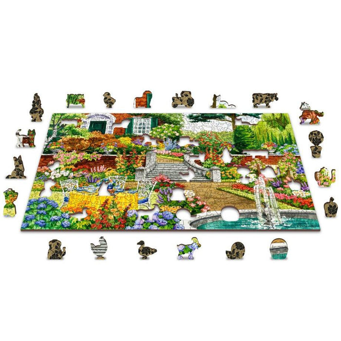 Garden Five O’clock 505 Piece Wood Jigsaw Puzzle Wooden City - for just $27.99! 