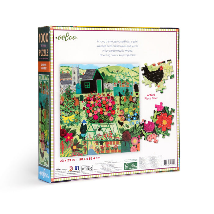 Garden Harvest 1000 Piece Jigsaw Puzzle eeBoo - for just $26.99! 