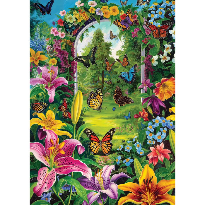 Garden Passage 1000 Piece Jigsaw Puzzle Enjoy - for just $24.99! 