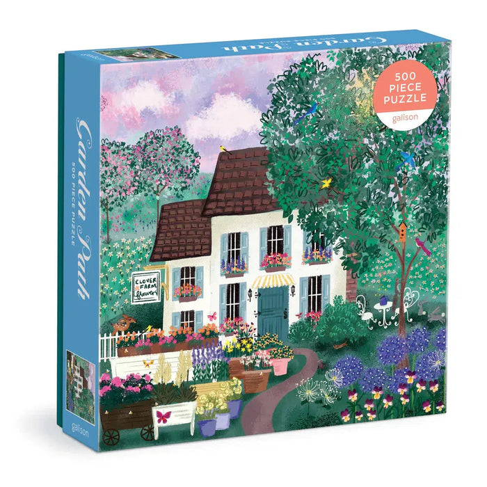 Garden Path 500 Piece Jigsaw Puzzle Galison - for just $17.99! 