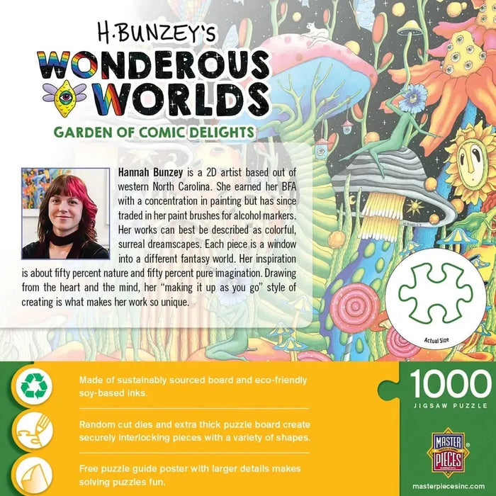 Garden of Cosmic Delights Wonderous Worlds 1000 Piece Jigsaw Puzzle MasterPieces - for just $17.99! 