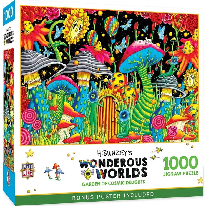 Garden of Cosmic Delights Wonderous Worlds 1000 Piece Jigsaw Puzzle MasterPieces - for just $17.99! 