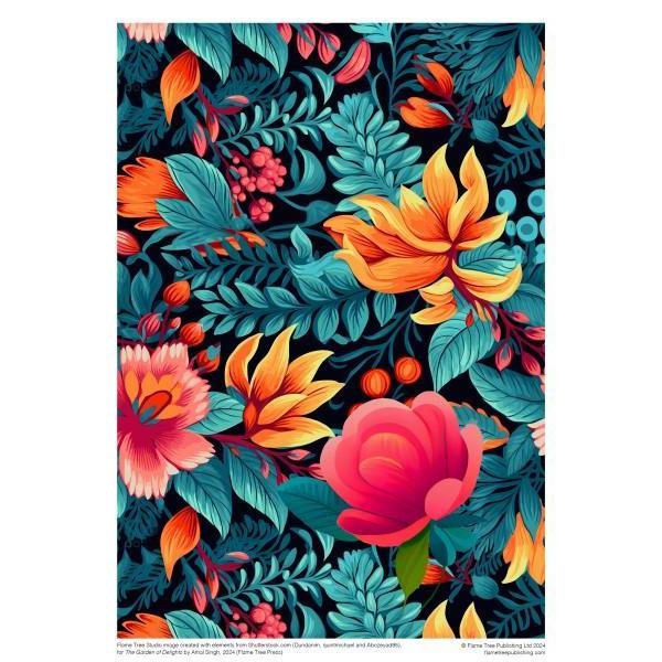 Garden of Delights 1000 Piece Jigsaw Puzzle Flame Tree - for just $19.99! 