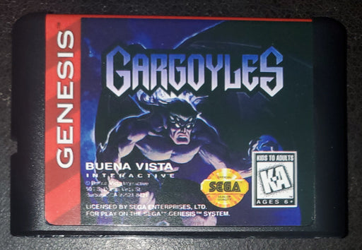 Gargoyles Sega Genesis Mega Drive Video Game Cartridge - for just $19.99! 