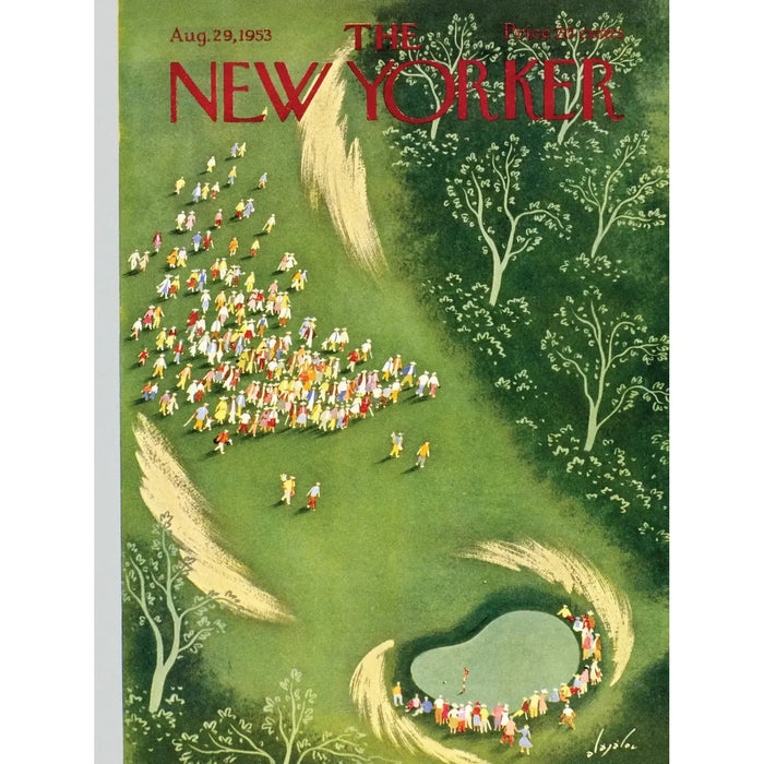 Gathering on the Green The New Yorker 750 Piece Jigsaw Puzzle NYPC - for just $27.99! 