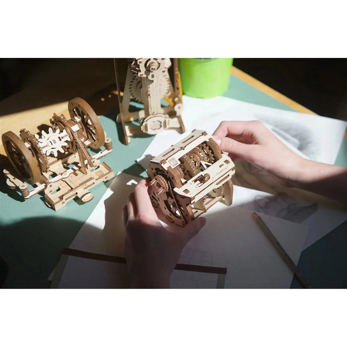 Gearbox 3D Wood Model Kit UGEARS - for just $27.99! 