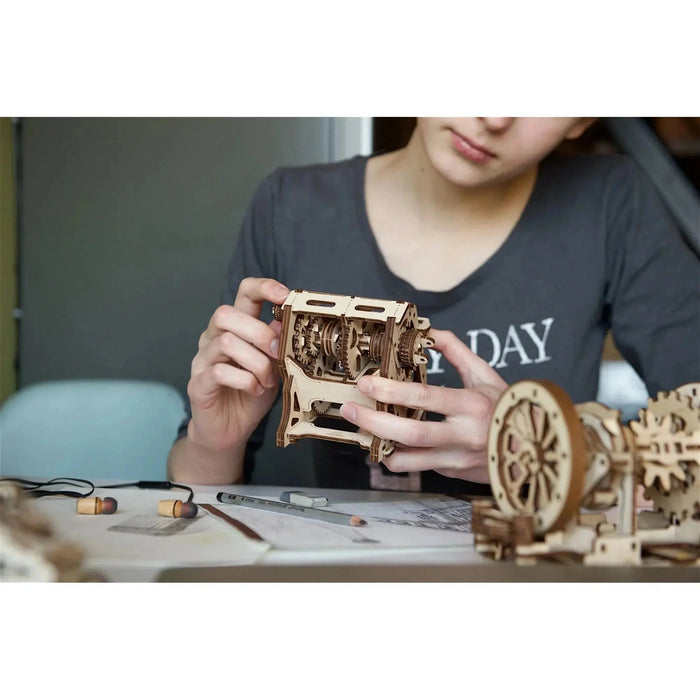 Gearbox 3D Wood Model Kit UGEARS - for just $27.99! 