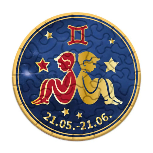 Gemini Zodiac 33 Piece Mini Matchbox Jigsaw Puzzle Curiosi - for just $5.99! 