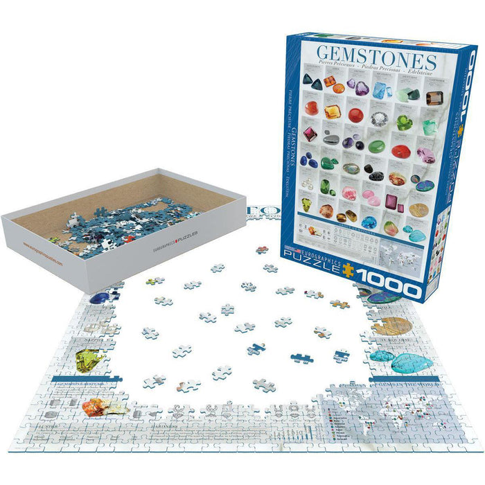 Gemstones 1000 Piece Jigsaw Puzzle Eurographics - for just $19.99! 