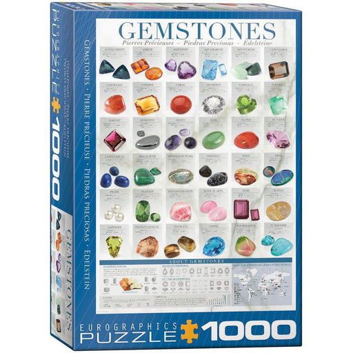 Gemstones 1000 Piece Jigsaw Puzzle Eurographics - for just $19.99! 