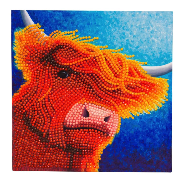 Gentle Soul Highland Cow Crystal Art Card Kit Craft Buddy - for just $7.99! 