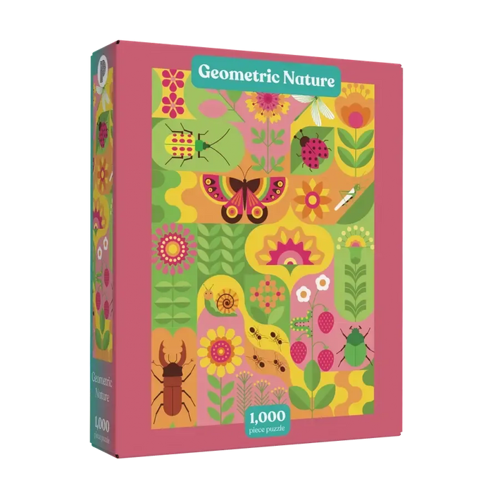Geometric Nature 1000 Piece Jigsaw Puzzle Puzzledly - for just $24.99! 