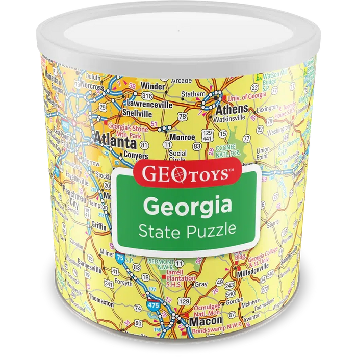 Georgia State 100 Piece Magnetic Jigsaw Puzzle Geotoys - for just $11.99! 