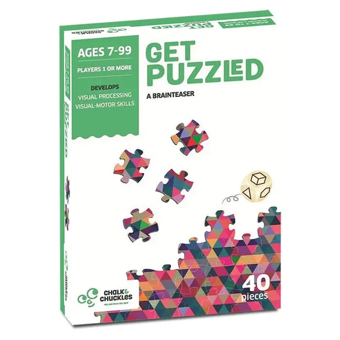 Get Puzzled 40 Piece Jigsaw Puzzle Brainteaser Game C&C - for just $5.99! 