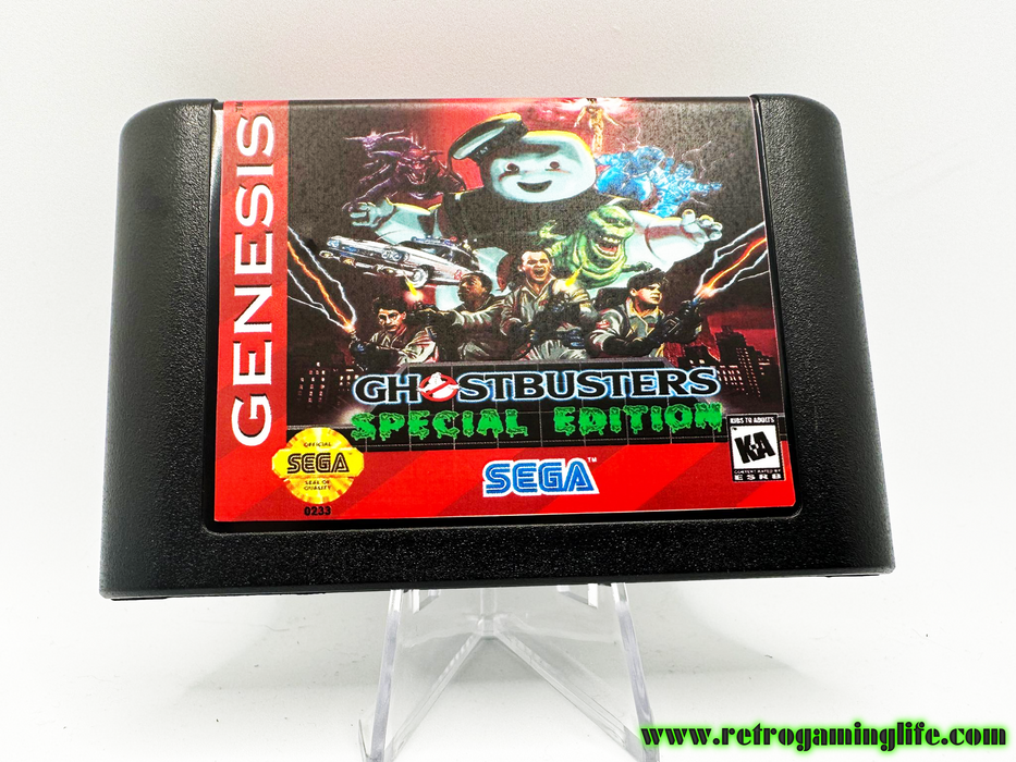 Ghostbusters Special Edition Sega Genesis Reproduction Video Game - for just $34.99! 
