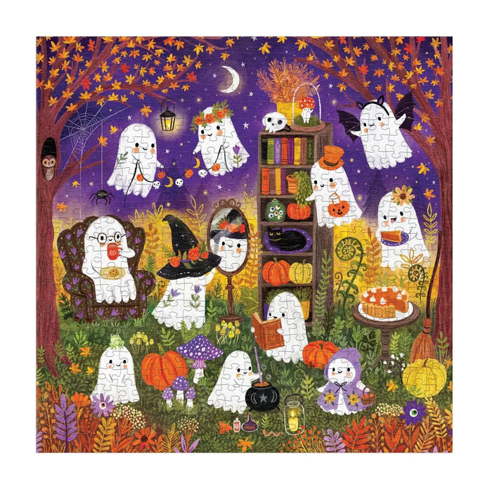 Ghostly Gathering 500 Piece Jigsaw Puzzle Mudpuppy - for just $17.99! 