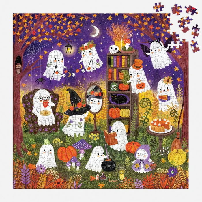 Ghostly Gathering 500 Piece Jigsaw Puzzle Mudpuppy - for just $17.99! 