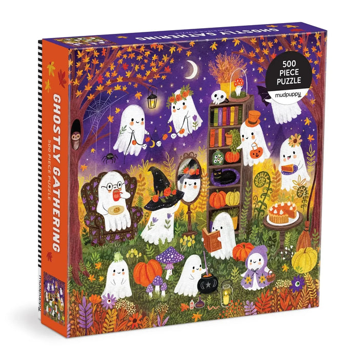 Ghostly Gathering 500 Piece Jigsaw Puzzle Mudpuppy - for just $17.99! 