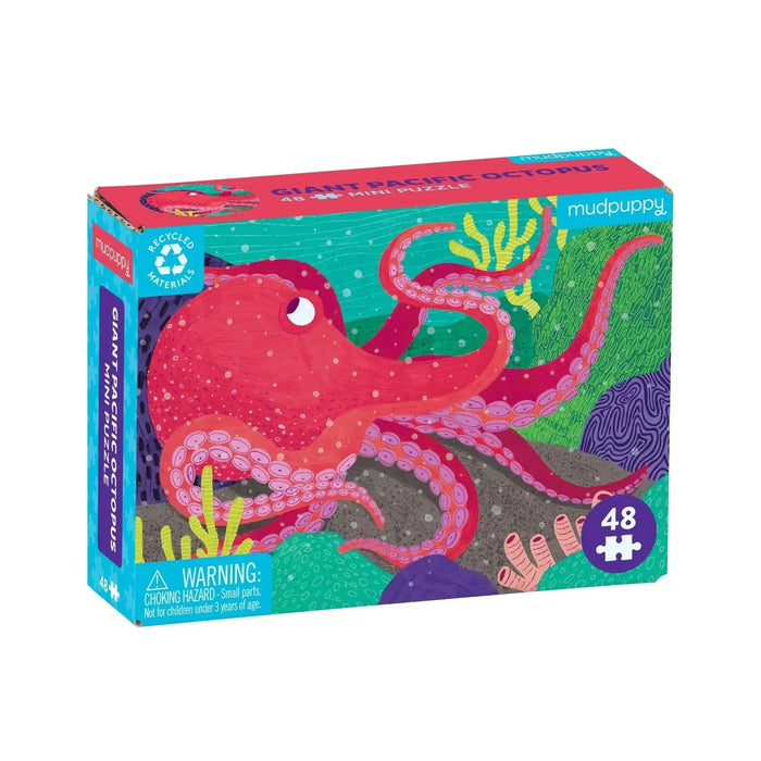 Giant Pacific Octopus 48 Piece Mini Jigsaw Puzzle Mudpuppy - for just $4.99! 