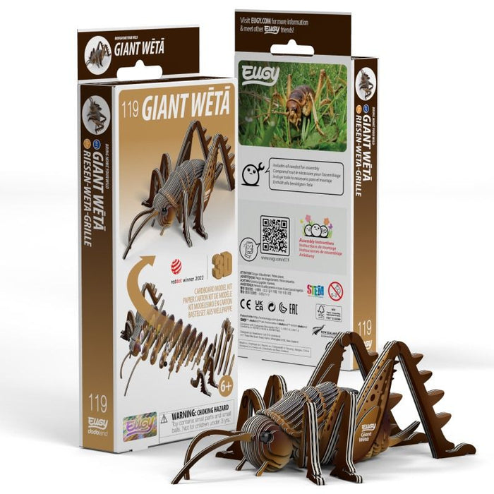 Giant Wētā 3D Cardboard Model Kit Eugy - for just $11.99! 