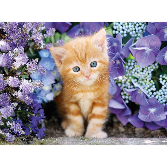 Ginger Cat in Flowers 500 Piece Jigsaw Puzzle Clementoni - for just $19.99! 