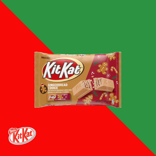 Kit Kat Holiday Gingerbread Bag (US) - Premium Candy & Chocolate - Just $11.99! Shop now at Retro Gaming of Denver