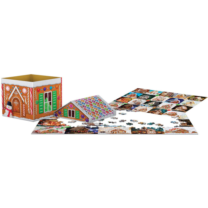 Gingerbread House 550 Piece Jigsaw Puzzle in Tin Eurographics - for just $23.99! 