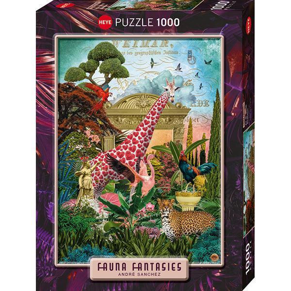 Giraffolove Fauna Fantasies 1000 Piece Jigsaw Puzzle Heye - for just $29.99! 