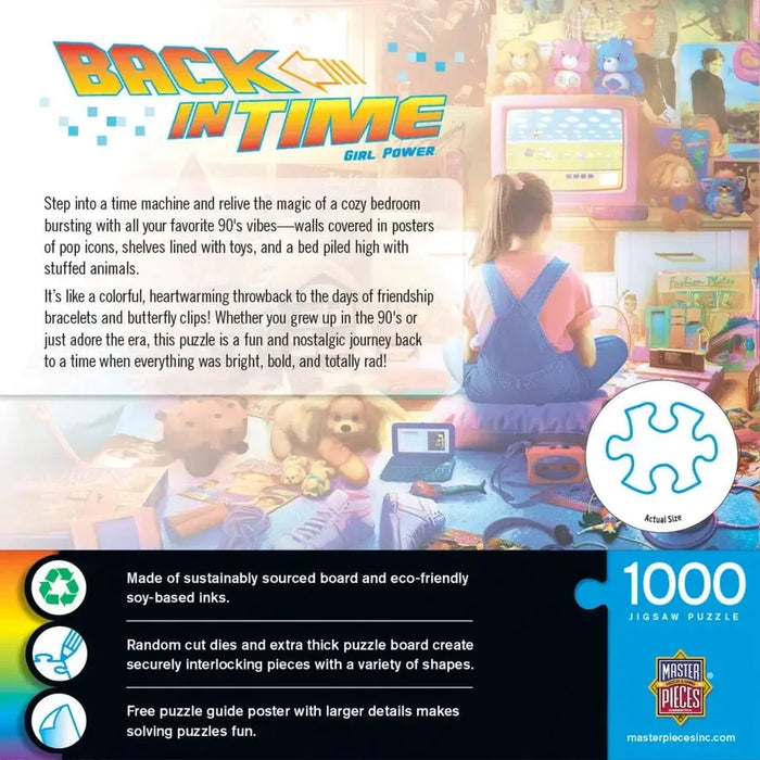 Girl Power Back in Time 1000 Piece Jigsaw Puzzle MasterPieces - for just $17.99! 