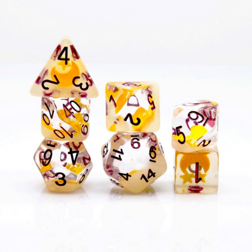 Glow in the Dark Moon and Star RPG Dice Set - for just $16.99! 