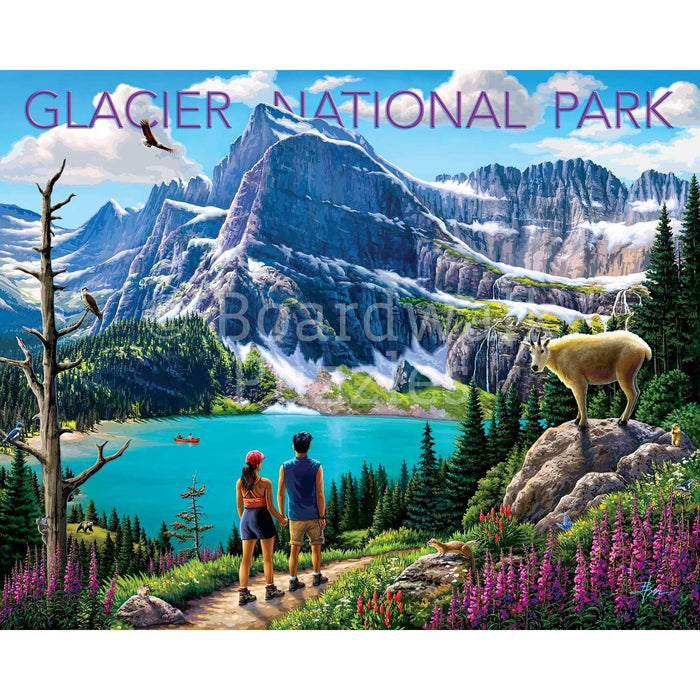 Glacier National Park 500 Piece Jigsaw Puzzle Boardwalk - for just $21.99! 