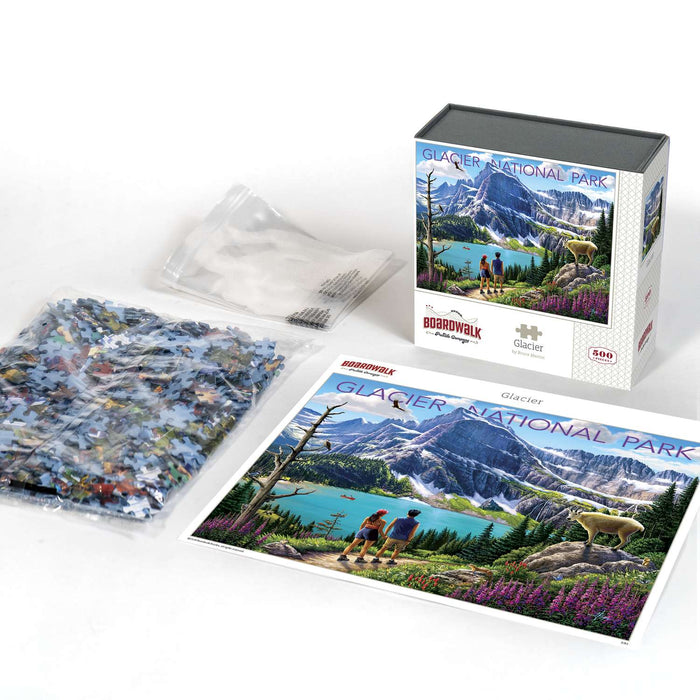 Glacier National Park 500 Piece Jigsaw Puzzle Boardwalk - for just $21.99! 