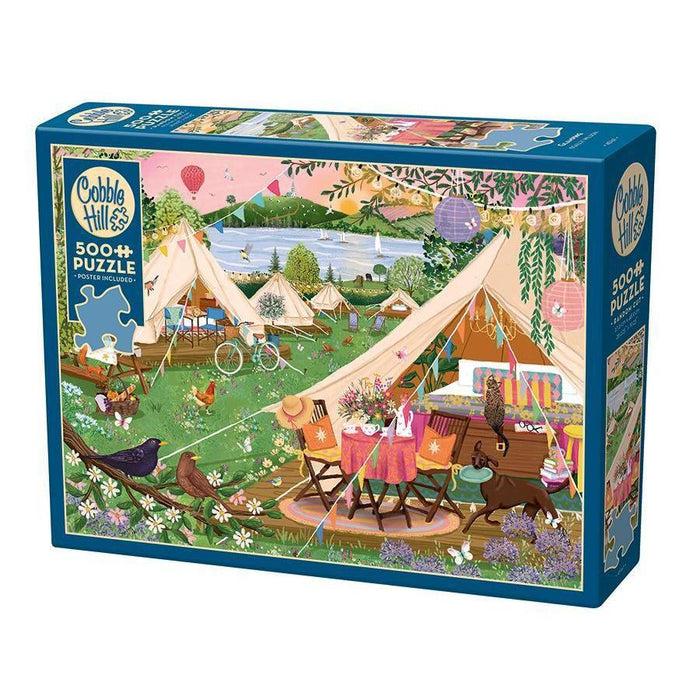 Glamping 500 Piece Jigsaw Puzzle Cobble Hill - for just $17.99! 