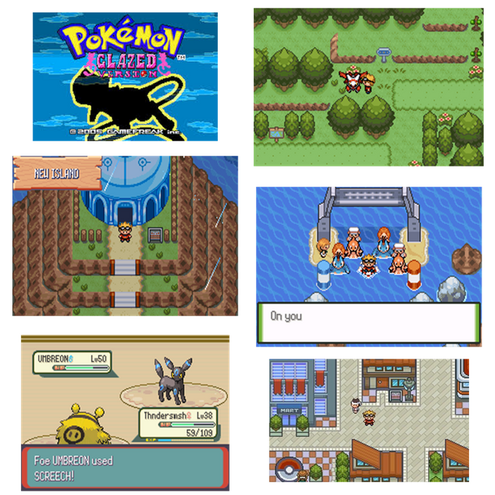 Pokemon Glazed GBA ROM Hack Video Game Custom Gameboy Advance - for just $18.49! 
