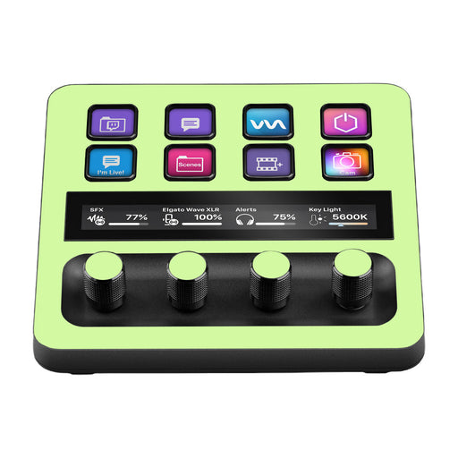 Elgato Stream Deck + Green Glow Skin - for just $16! 