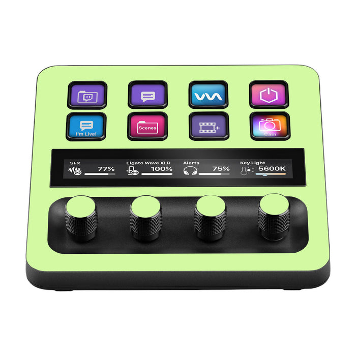Elgato Stream Deck + Green Glow Skin - for just $16! 