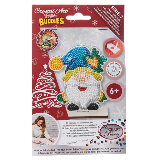 Gnome Crystal Art Festive Buddies Kit Craft Buddy - for just $9.99! 