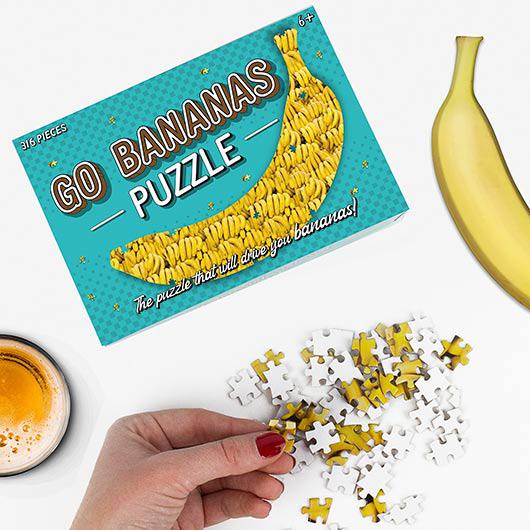 Go Bananas 316 Piece Jigsaw Puzzle Gift Republic - for just $14.99! 