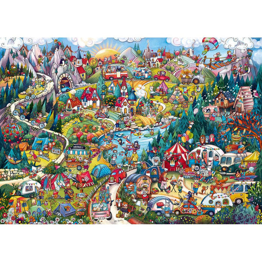 Go Camping! 2000 Piece Jigsaw Puzzle Heye - for just $49.99! 