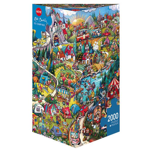 Go Camping! 2000 Piece Jigsaw Puzzle Heye - for just $49.99! 