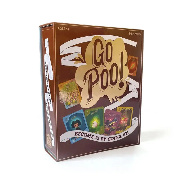 Go Poo! - Become #1 by Going #2 Card Game -Paper House - for just $24.99! 