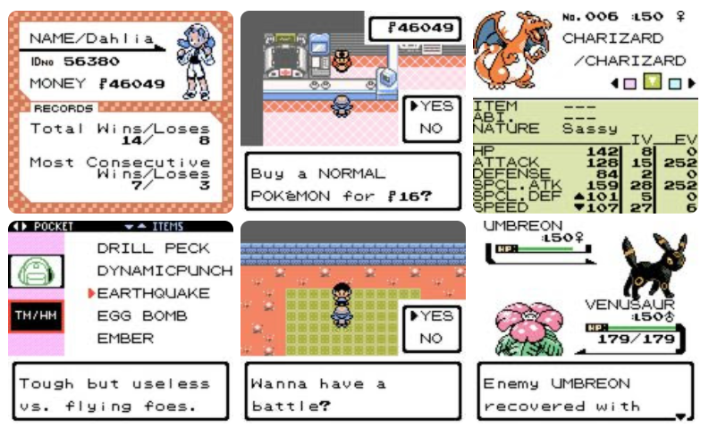 Pokemon God of Arena GBC Video Game Cartridge Gameboy Color ROM Hack - for just $15.99! 