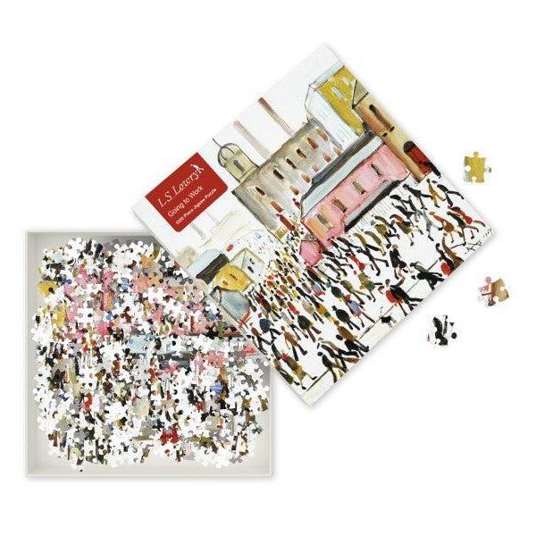 Going to Work 1000 Piece Jigsaw Puzzle Flame Tree - for just $19.99! 