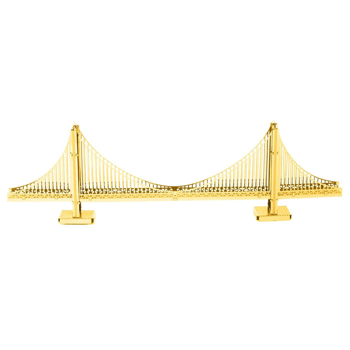 Gold Golden Gate Bridge 3D Steel Model Kit Metal Earth - for just $5.99! 