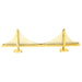 Gold Golden Gate Bridge 3D Steel Model Kit Metal Earth - for just $5.99! 