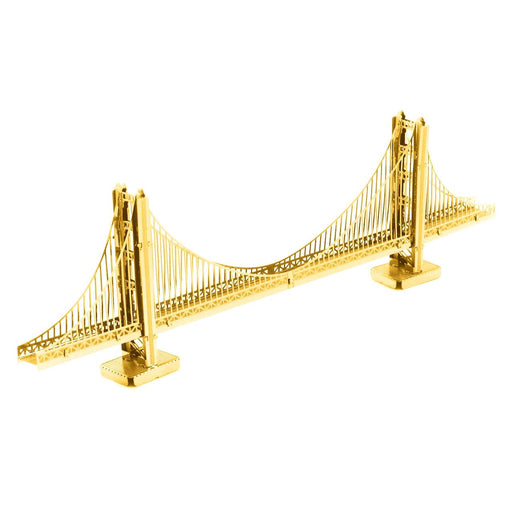 Gold Golden Gate Bridge 3D Steel Model Kit Metal Earth - for just $5.99! 