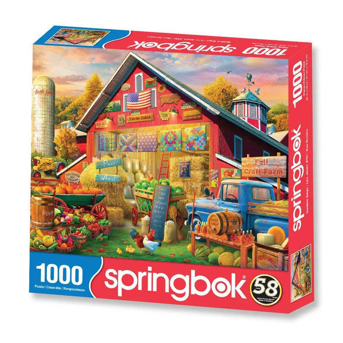 Golden Days 1000 Piece Jigsaw Puzzle Springbok - for just $19.99! 