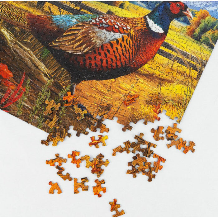 Golden Fields Pheasant 500 Piece Jigsaw Puzzle Springbok - for just $17.99! 