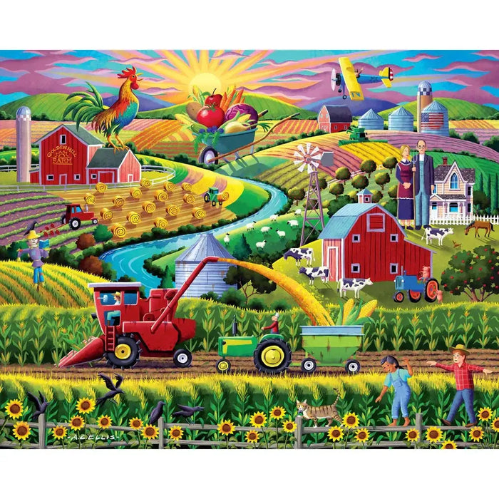 Golden Hill Farm 210 Piece Jigsaw Puzzle Boardwalk - for just $11.99! 