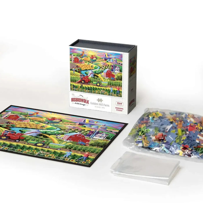 Golden Hill Farm 210 Piece Jigsaw Puzzle Boardwalk - for just $11.99! 